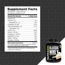 Load image into Gallery viewer, NutraBio Classic Whey (5 Lb)