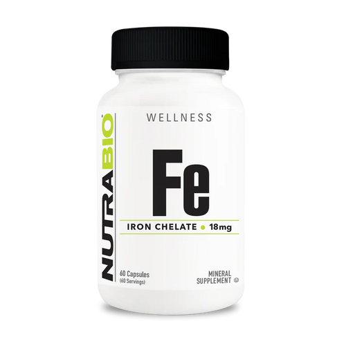 NutraBio Iron Chelate (18 mg)