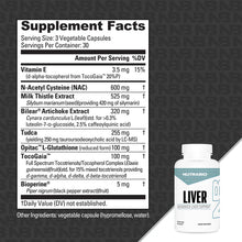 Load image into Gallery viewer, NutraBio Liver