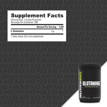 Load image into Gallery viewer, NutraBio Glutamine (500 grams)