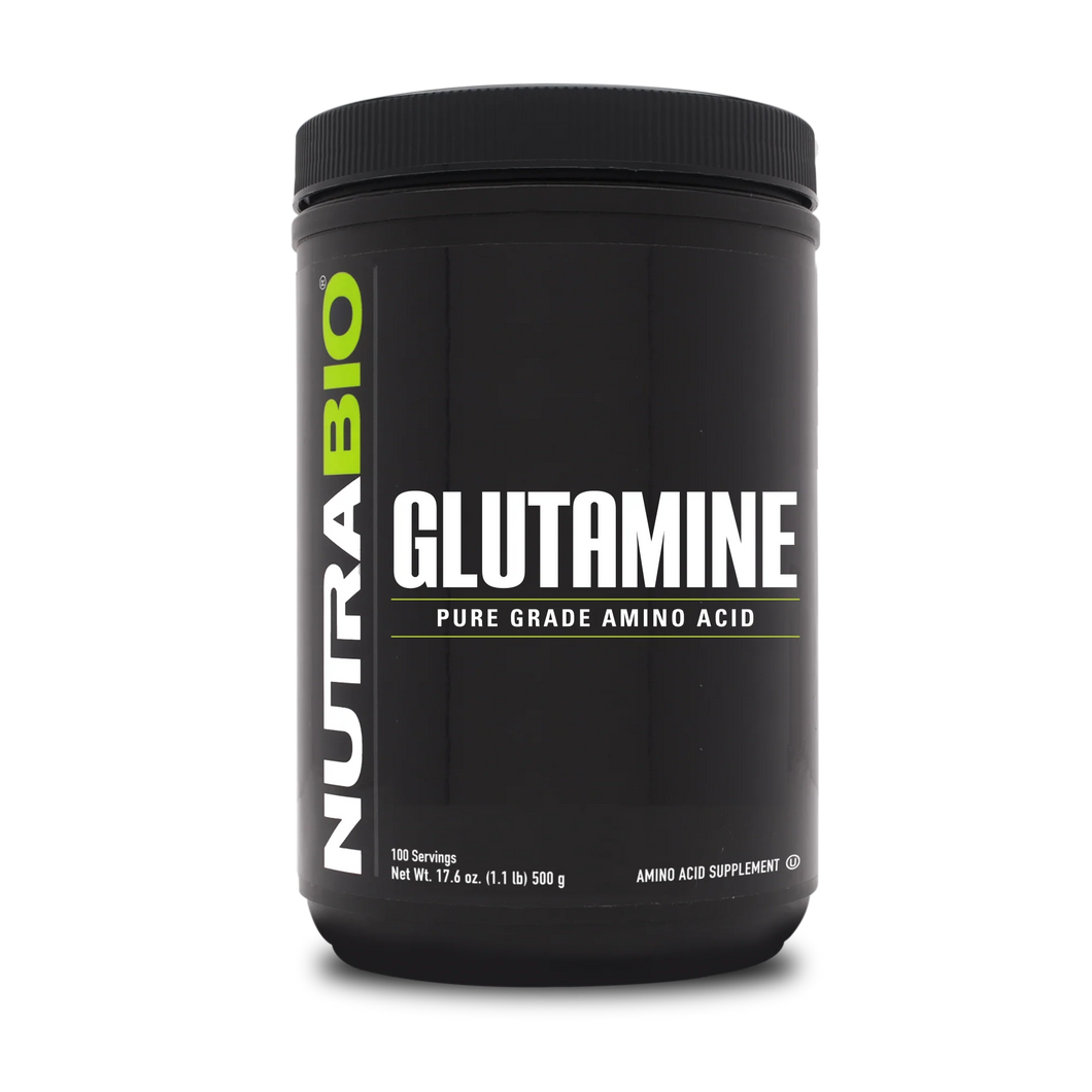 NutraBio Glutamine (500 grams)