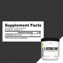 Load image into Gallery viewer, NutraBio Citrulline Powder