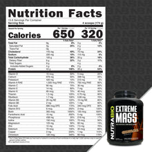 Load image into Gallery viewer, NutraBio Extreme Mass