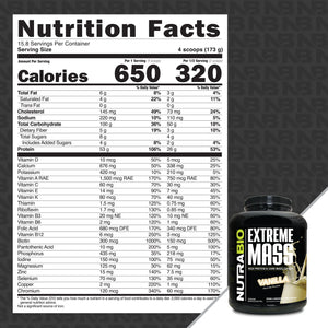 NutraBio Extreme Mass