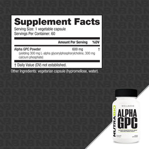 NutraBio Alpha-GPC