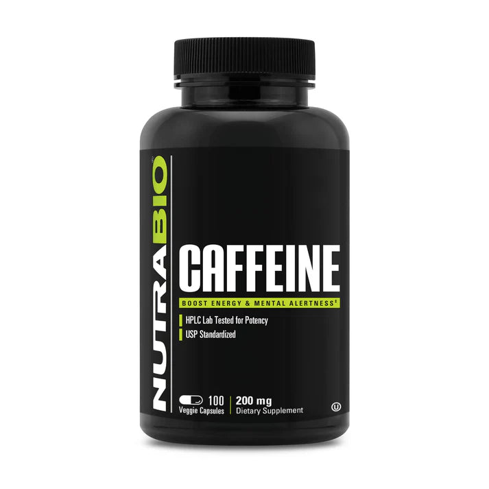 NutraBio Caffeine 200ct