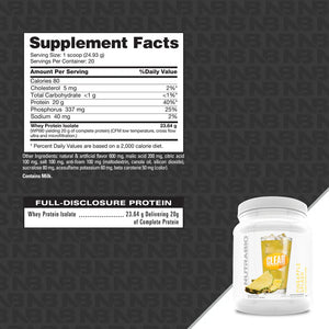NutraBio Clear Whey Isolate