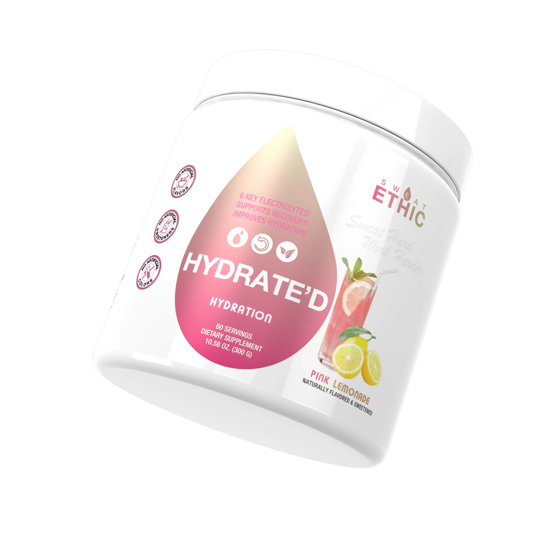 Sweat Ethic HYDRATE'D ELECTROLYTES Pink Lemonade