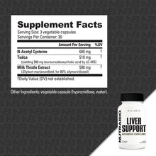 Load image into Gallery viewer, NutraBio Liver Support