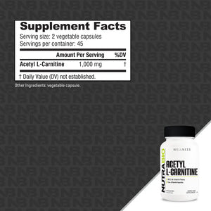 NutraBio Acetyl-L-Carnitine