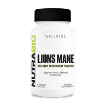 Load image into Gallery viewer, NutraBio Lions Mane