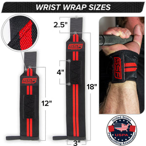 Serious Steel Fitness Wrist Wraps