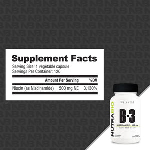 NutraBio Vitamin B-3