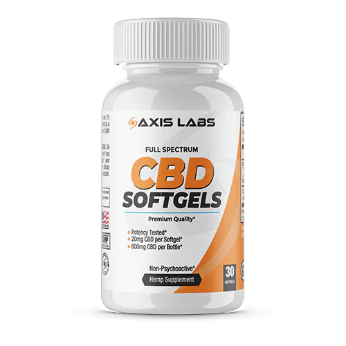 Axis Labs CBD Softgels